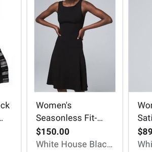 Black House White Market Black Professional Dress